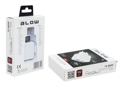 BLOW Ładowarka sieciowa USB x 2 1A/2,1A H21C