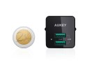 AUKEY PA-U32 Black Mini ładowarka sieciowa 2xUSB AiPower 4.8A 12W