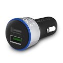 Elmak Ładowarka samochodowa Quick Charge 3.0 Savio SA-06/B, 3A, 5.4A, 2xUSB