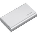 AUKEY PB-AT10 Grey ultraszybki aluminiowy Power Bank | 10050 mAh | 3xUSB | 5.4A | Quick Charge 3.0 | kabel micro USB