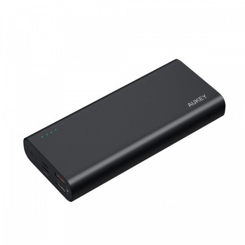 AUKEY PB-XD13 Black ultraszybki Power Bank | 20000 mAh | 4xUSB | 9A | Quick Charge 3.0 | Power Delivery | kabel USB-C