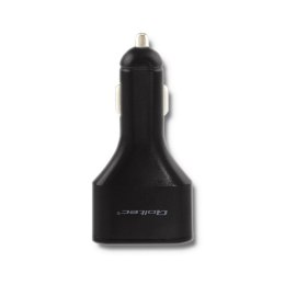 Qoltec Ładowarka samochodowa 12-24V | 51W | 3A | 1xUSB-C+USB QC 3.0 | 2xUSB Smart