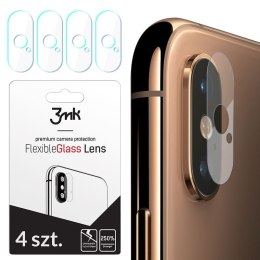 3MK Szkło hybrydowe FlexibleGlass Lens iPhone Xs na obiektyw aparatu 4szt