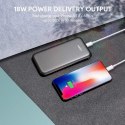 AUKEY PB-Y13 Black ultraszybki Power Bank | 10000 mAh | 4xUSB | Quick Charge 3.0 | Power Delivery | kabel USB-C