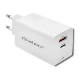 Qoltec Ładowarka GaN FAST 65W | 5-20V | 2.25-3.25 | USB | USB typ C PD