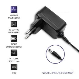 Qoltec Zasilacz wtyczkowy 10W | 5V | 2A | 5.5*2.1