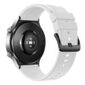 Pasek silikonowy do Huawei Watch GT 2/3/4/2 Pro/3 Pro/4 Pro/GT 2e 46mm - biały