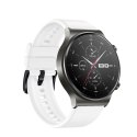 Pasek silikonowy do Huawei Watch GT 2/3/4/2 Pro/3 Pro/4 Pro/GT 2e 46mm - biały