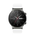 Pasek silikonowy do Huawei Watch GT 2/3/4/2 Pro/3 Pro/4 Pro/GT 2e 46mm - biały