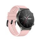 Pasek silikonowy do Huawei Watch GT 2/3/4/2 Pro/3 Pro/4 Pro/GT 2e 46mm - pudrowy