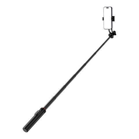 Selfie stick WC1Y2S teleskopowy tripod 1.3m ze stopu aluminium z uchwytem na telefon - czarny