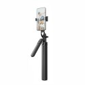 Selfie stick WH181-Y1S teleskopowy statyw 1.75m ze stopu aluminium z uchwytem na telefon - czarny