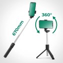 Selfie stick WRY1S teleskopowy tripod 0.7m na telefon - czarny