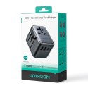 Adapter podróżny Joyroom JR-TCW02 65W uniwersalny EU / US / JP / AU / UK / CN - czarny