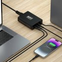 Ładowarka sieciowa GaN Wozinsky WGCSB 240W USB-A / 3 x USB-C - czarna