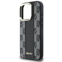 Etui DKNY Checkered Pattern Magsafe na iPhone 16 Pro Max - czarne