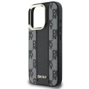 Etui DKNY Checkered Pattern Magsafe na iPhone 16 Pro - czarne