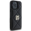 Etui DKNY Quilted Stack Logo na iPhone 16 Pro Max - czarne