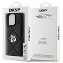 Etui DKNY Quilted Stack Logo na iPhone 16 Pro Max - czarne