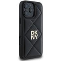 Etui DKNY Quilted Stack Logo na iPhone 16 Pro - czarne