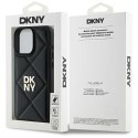 Etui DKNY Quilted Stack Logo na iPhone 16 Pro - czarne