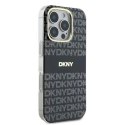 Etui DKNY Repeat Texture Pattern With Stripe na iPhone 16 Pro Max - czarne