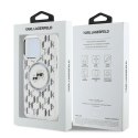 Etui Karl Lagerfeld IML Monogram Karl & Choupette Head MagSafe na iPhone 15 Pro - przezroczyste