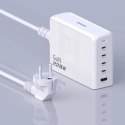 Ładowarka Dudao A228EU GaN 1x USB-A 4x USB-C PD 228W - biała