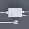 Ładowarka Dudao A228EU GaN 1x USB-A 4x USB-C PD 228W - biała