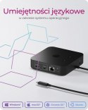 IcyBox Stacja dokująca IB-DK4090-C 12w1, 3x HDMI,LAN,USB, PD do 100W