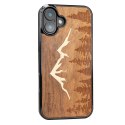 Drewniane Etui Bewood do iPhone 16 Plus GÓRY IMBUIA