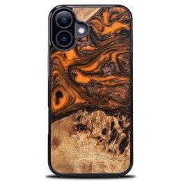 Etui Bewood Unique do iPhone 16 - Orange