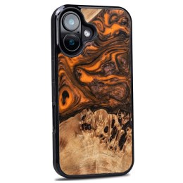 Etui Bewood Unique do iPhone 16 - Orange