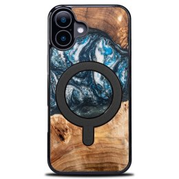 Etui Bewood Unique do iPhone 16 - Planets - Ziemia z MagSafe