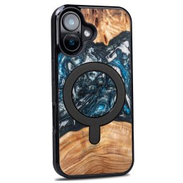 Etui Bewood Unique do iPhone 16 - Planets - Ziemia z MagSafe