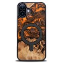 Etui Bewood Unique do iPhone 16 Plus - Orange z MagSafe