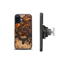 Etui Bewood Unique do iPhone 16 Plus - Orange z MagSafe