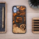 Etui Bewood Unique do iPhone 16 Plus - Orange z MagSafe