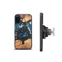 Etui Bewood Unique do iPhone 16 Plus - Planets - Ziemia z MagSafe