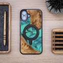 Etui Bewood Unique do iPhone 16 Plus - Turquoise z MagSafe