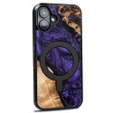 Etui Bewood Unique do iPhone 16 Plus - Violet z MagSafe