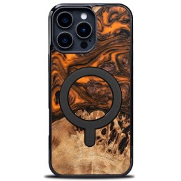 Etui Bewood Unique do iPhone 16 Pro Max - Orange z MagSafe