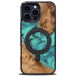 Etui Bewood Unique do iPhone 16 Pro Max - Turquoise z MagSafe