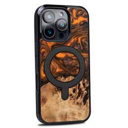 Etui Bewood Unique do iPhone 16 Pro - Orange z MagSafe