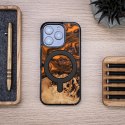 Etui Bewood Unique do iPhone 16 Pro - Orange z MagSafe