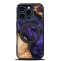 Etui Bewood Unique do iPhone 16 Pro - Violet z MagSafe