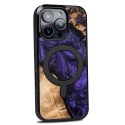 Etui Bewood Unique do iPhone 16 Pro - Violet z MagSafe