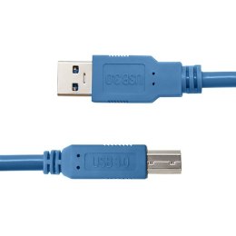 Qoltec Kabel USB 3.0 do drukarki A męski | B męski | 1m