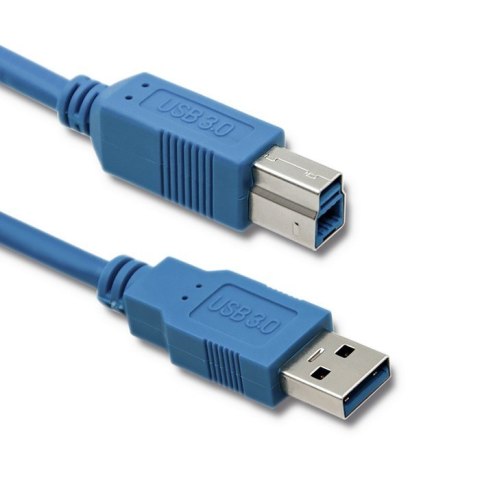 Qoltec Kabel USB 3.0 do drukarki A męski | B męski | 3m