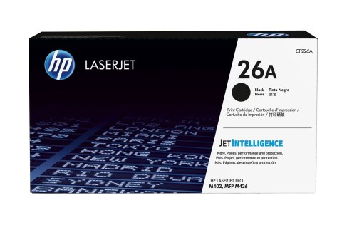 HP 26A oryginalny wkład z czarnym tonerem